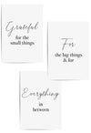 grateful for the small things 3pc print poster set