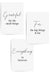 grateful for the small things 3pc print poster set