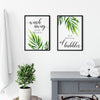 tropical bathroom decor prints