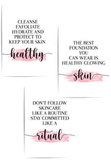 healthy skin ritual skincare quote