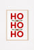 ho ho ho Christmas Wall Festive Sign