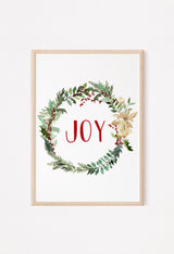 joy christmas wall decor