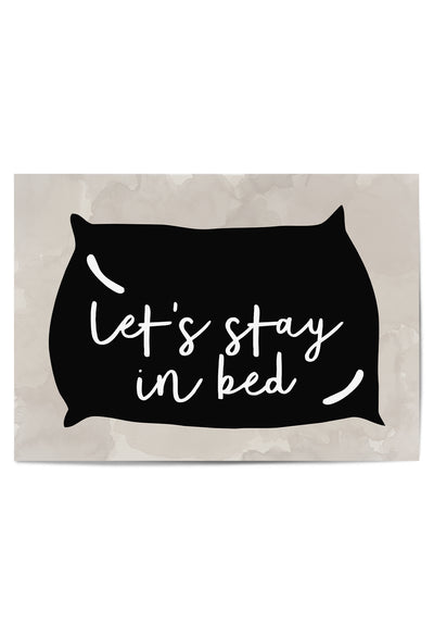 let's stay in bed