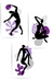 purple and grey home decor
