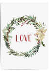 love christmas wall art