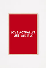 red chrismtas print