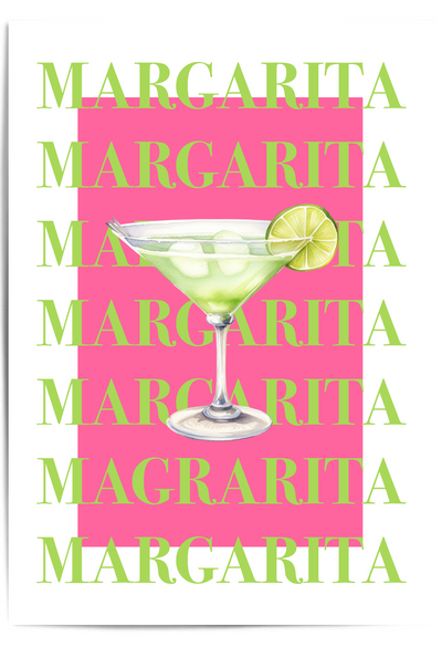 margarita cocktail print