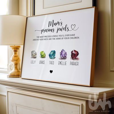 Personalised Mum's Precious Jewels Mother's Day Gift