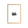 Oak Effect Wood Frame