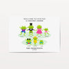 Personalised Family Print | Family of Frogs