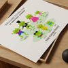 Personalised Family Print | Family of Frogs