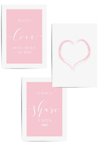 pink bedroom prints