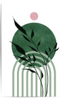 pink and green mid century poster 2