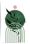 pink and green mid century poster 2