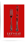 red black kitchen decor
