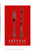 red black kitchen decor