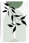 Mid Century Sage Green Wall Art Poster 3