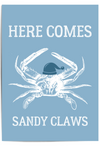 here comes sandy claws poster print