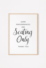 seating only bathroom art