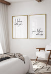 I belong with you, you belong with me set of 2 bedroom pictures