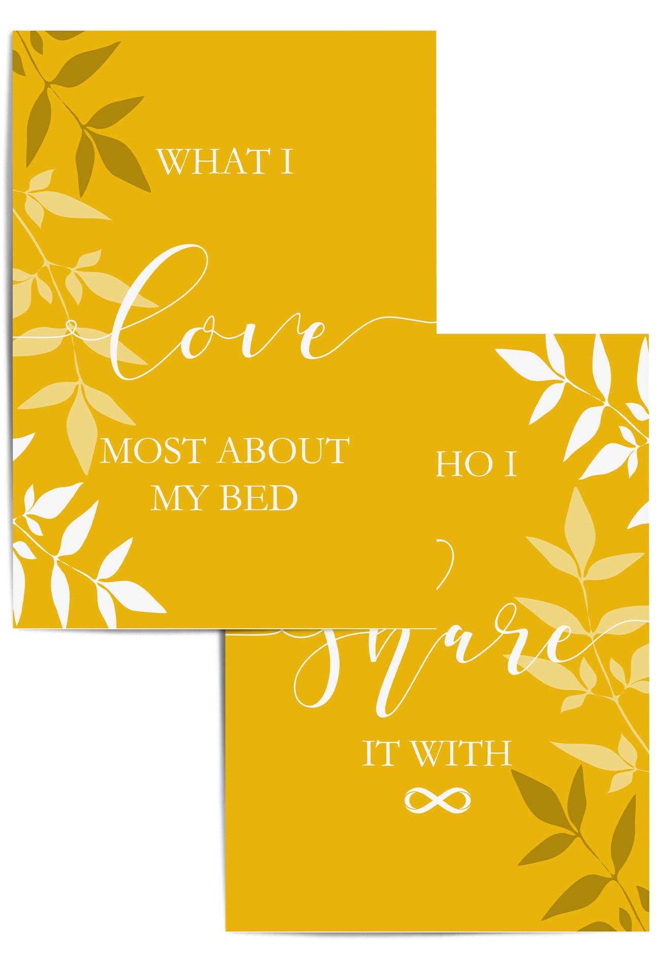 set of 2 mustard bedroom wall decor