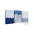Set of 3 Blue Abstract Canvas Wall Art