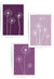 lilac dandelion bedroom prints