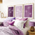over the bed lilac dandelion wall art