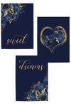 set-of-3-sweet-dreams-blue-and-gold-bedroom-prints