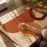 Burnt Orange Abstract Wall Art | Digital Download, Fine Art Print & Framed Print