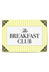 The Breakfast Club Yellow Kitchen Wall Art – French Bistro Striped Print