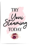 Try Yoni Steaming Today, yoni steam room decor, yoni care, yoni steaming, pink salon decor