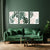 3pc green and cream living room art