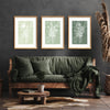 sage green boho room decor